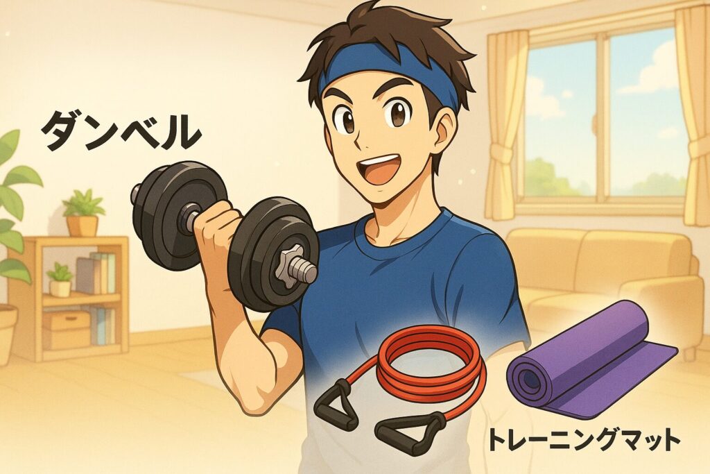 筋トレグッズで自宅がジムになる!初心者が“最初に揃えるべき”3アイテム