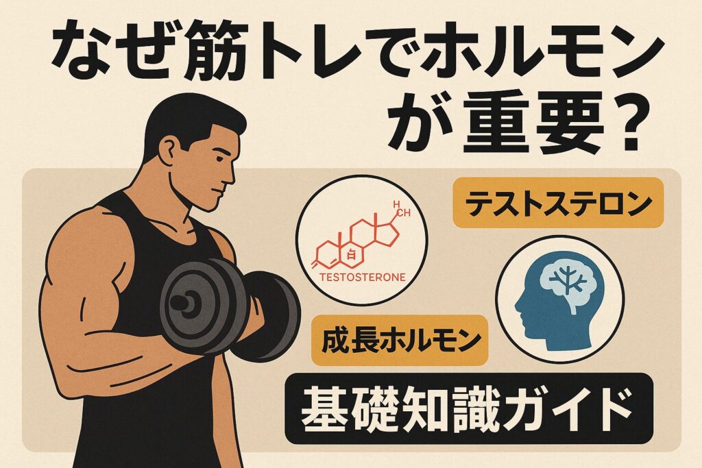 なぜ筋トレでホルモンが重要?テストステロンと成長ホルモンの基礎知識ガイド