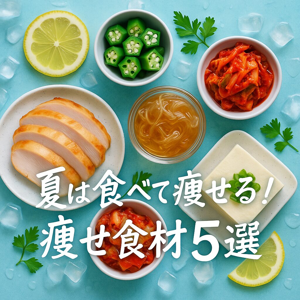 夏は“食べて痩せる”が正解!栄養士が選ぶダイエット食材ベスト5