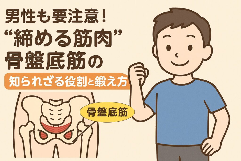 男性も要注意！“締める筋肉”骨盤底筋の知られざる役割と鍛え方