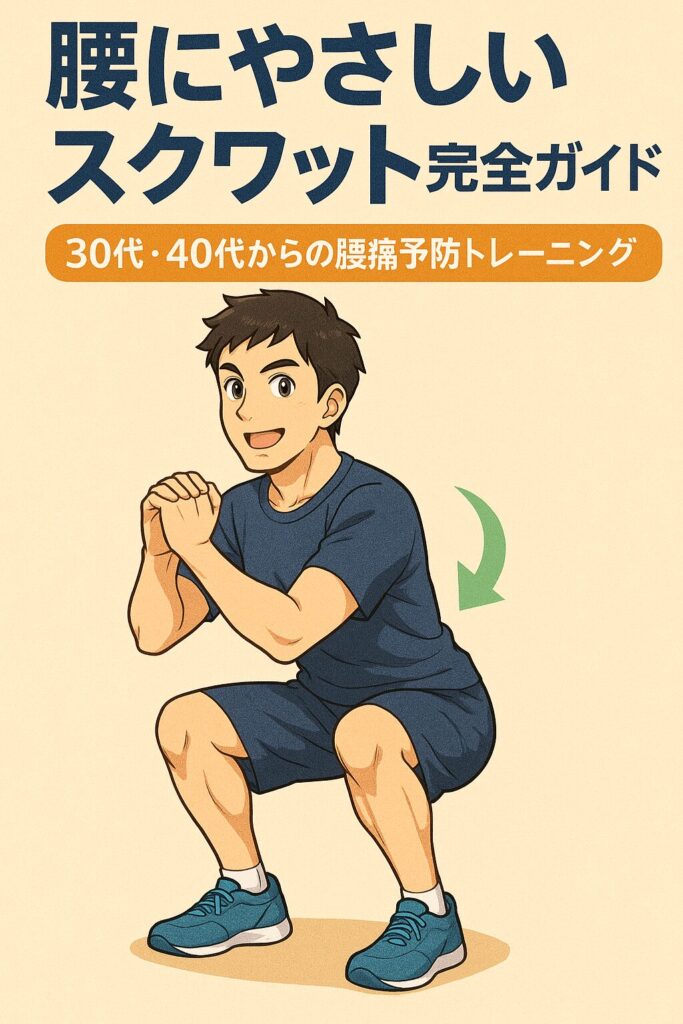 腰にやさしいスクワット完全ガイド|30代・40代からの腰痛予防トレーニング
